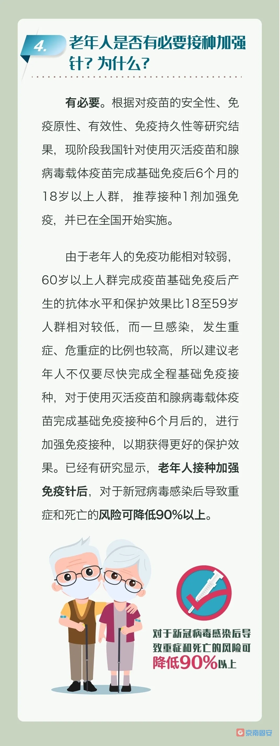 老年人新冠疫苗接种科普问答3812 作者:京南小新 帖子ID:72557 