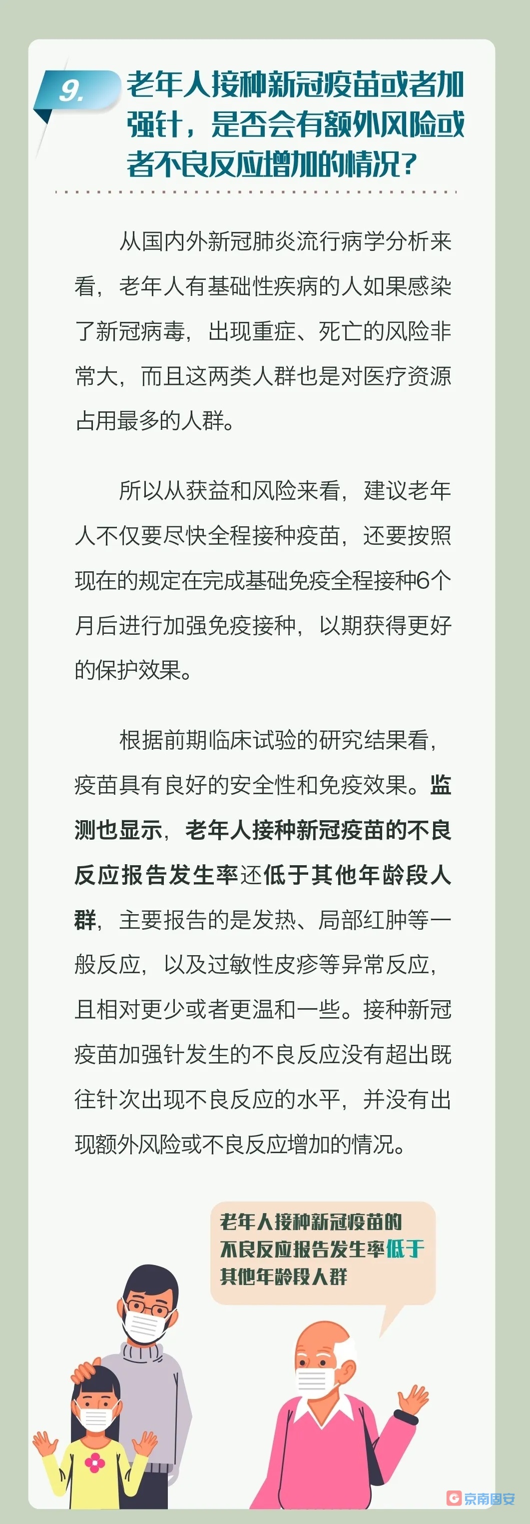 老年人新冠疫苗接种科普问答4194 作者:京南小新 帖子ID:72557 