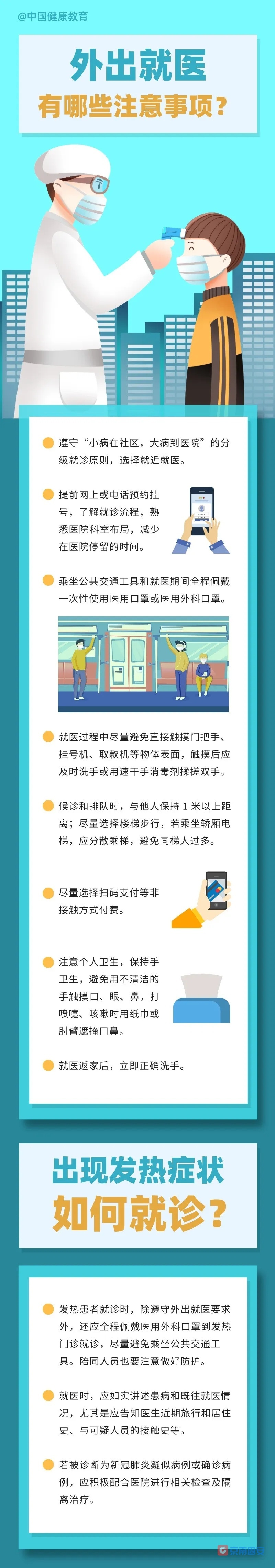 疫情期间，外出就医有哪些注意事项？出现发热症状如何就诊？8928 作者:京南小新 帖子ID:76980 